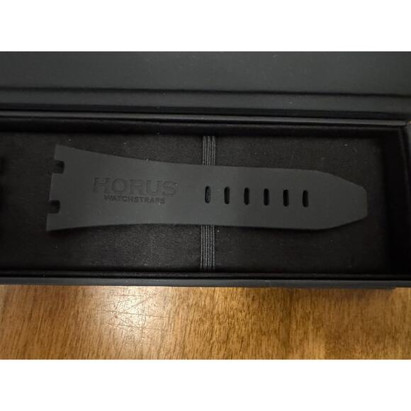 Horus for Audemars Piguet Jet Black Rubber Strap for Royal Oak Offshore New main image 5